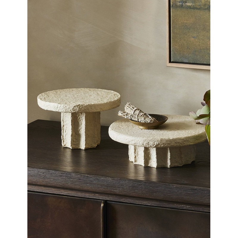 Sumba Pedestal (Set of 2) by Amber Lewis x Four Hands Natural