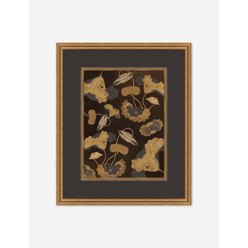 Sutra Box with Lotus Pond 2 Wall Art 30″ x 36″