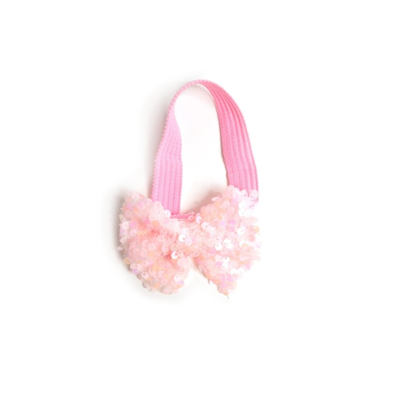 The Sparkle Princess Baby Headband White
