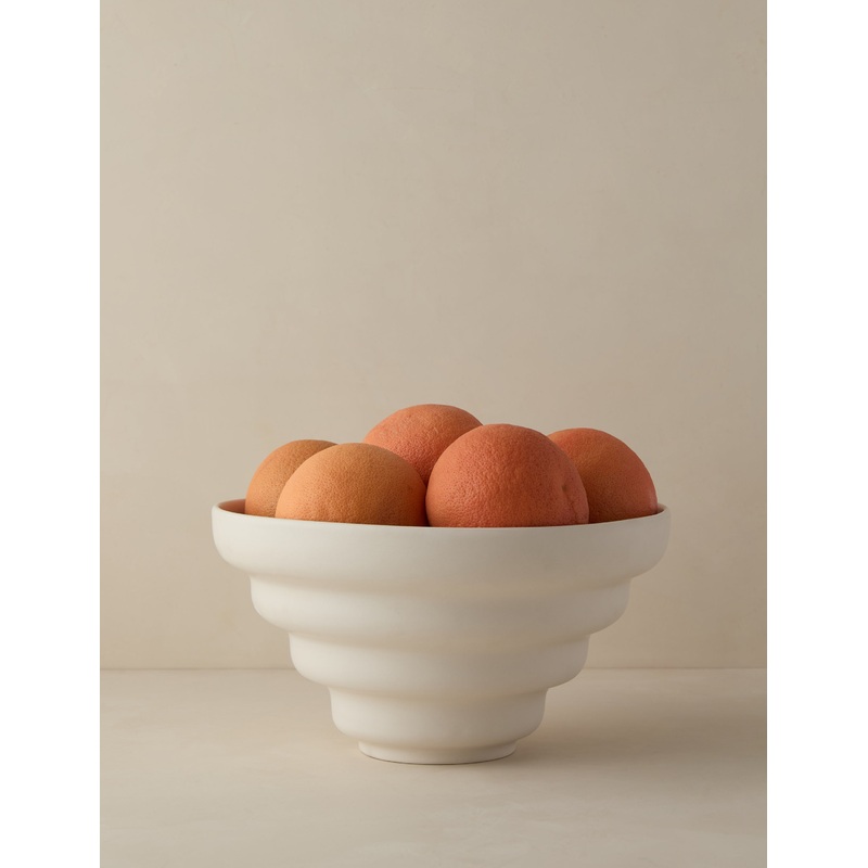 Cascading Serving Bowl by Lolly Lolly Ceramics Ivory