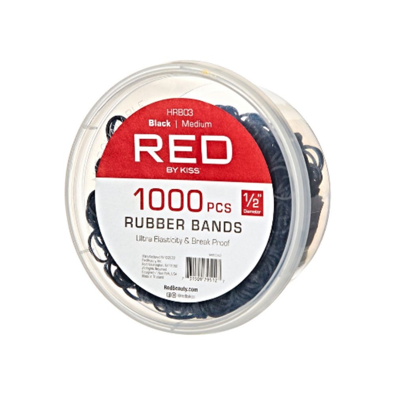 1000 RUBBER BANDS-BLACK (6 PCS)