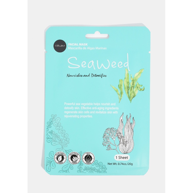 Celavi Seaweed Sheet Mask