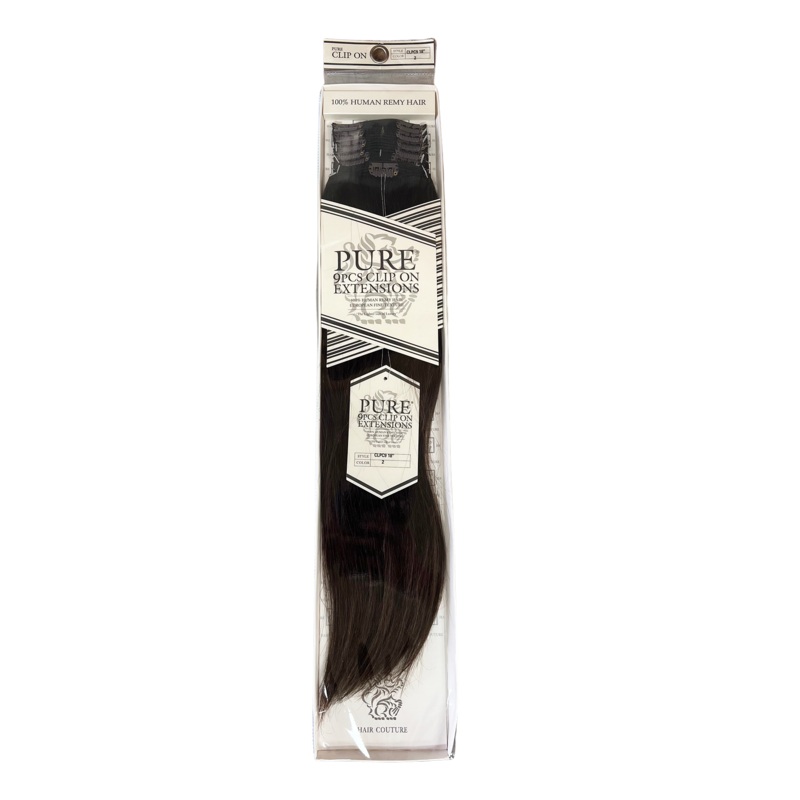 Hair Couture 9 Pcs Pure Clip Cream 18″ 2
