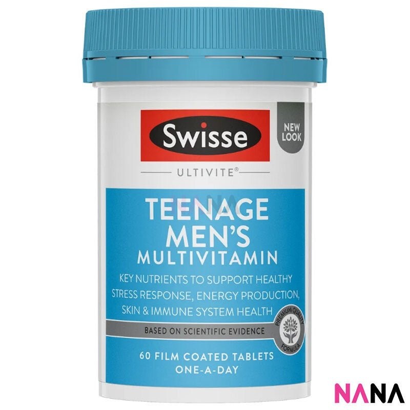 Swisse Ultivite Teenage Mens Multivitamin 60 Tablets