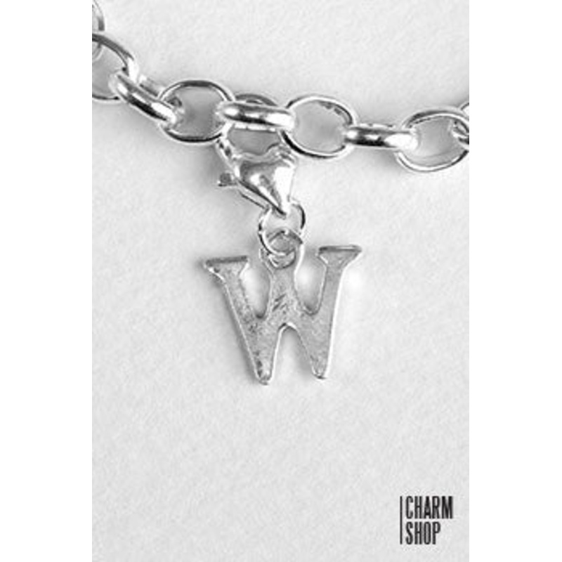 Letter W Dangle Charm