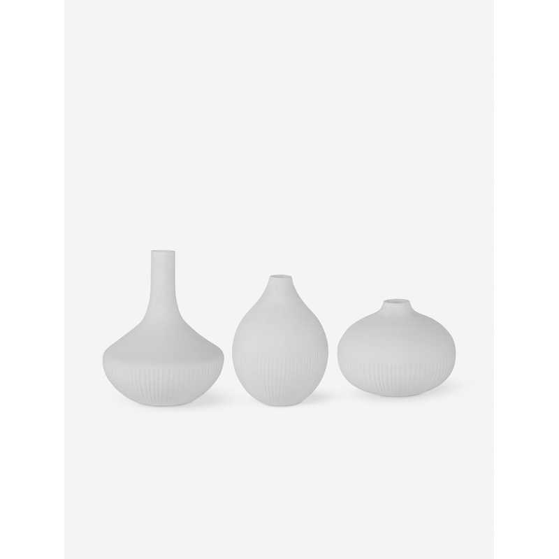 Mayeda Decorative Vases (Set of 3) White