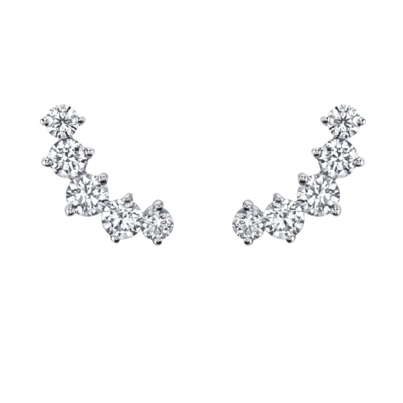 Arc Diamond Studs