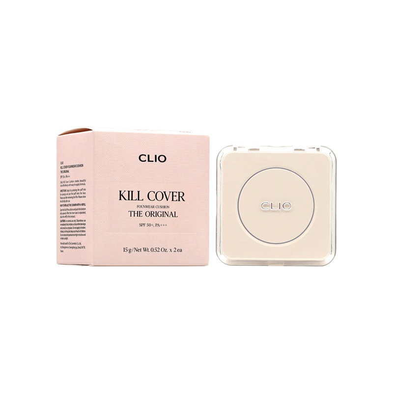 Clio SPF50+PA+++ Kill Cover Founwear Cushion The Original with refill #21C 15g x 2