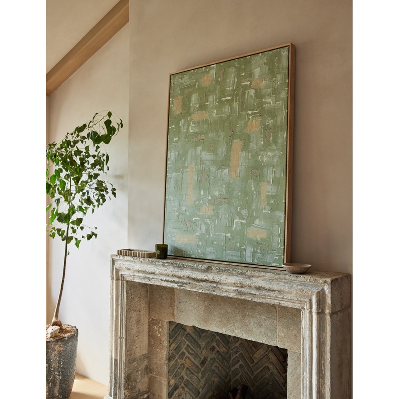 Gary 004 Wall Art by Jade Dacay Green 48″ x 36″