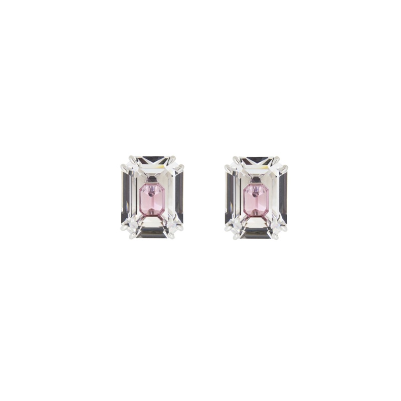Swarovski Chroma Pink Crystal Stud Earrings 5600627