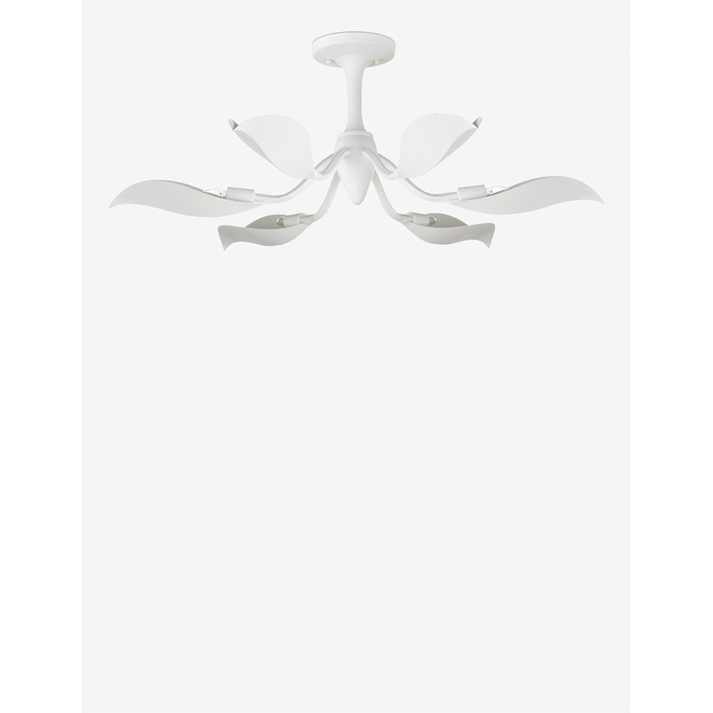 Popelin Semi-Flush Mount Light White 36″Dia