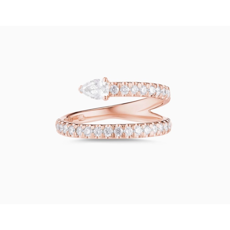 Serpent Ring 5 Rose gold