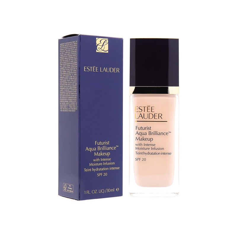 Este Lauder Futurist Aqua Brilliance Makeup with Intense Moisture Infusion SPF 20#2C0 30ML