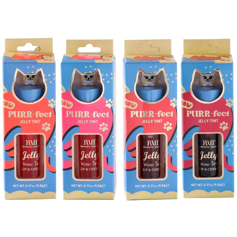 PURRFECT JELLY LIP AND CHEEK TINT GIFT BOX #1-4 (24pcs) (24 PCS)
