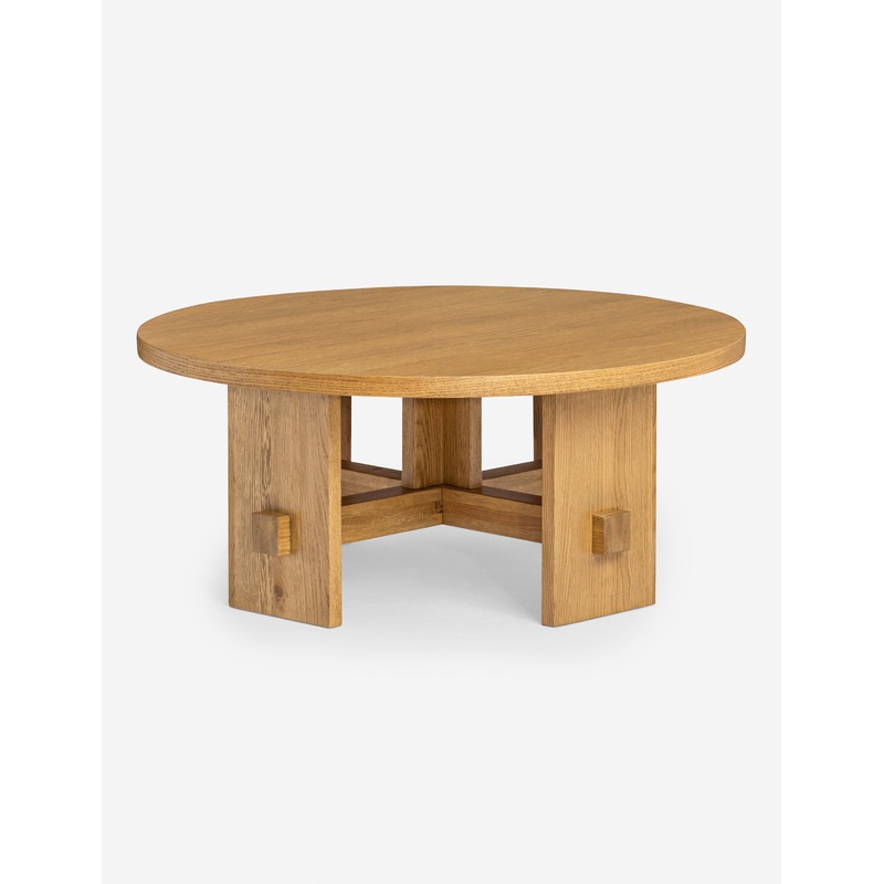 Campos Round Coffee Table Natural 38″Dia
