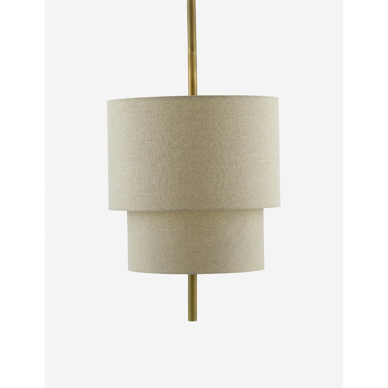 Morrow Pendant Antique Brass 19″ Dia
