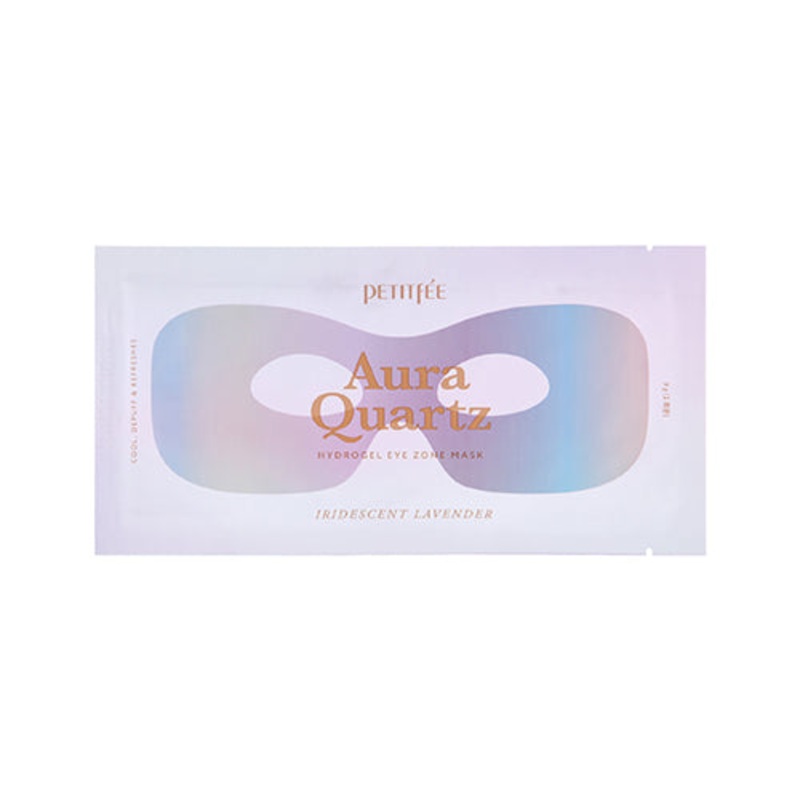 [Petitfee] Aura Quartz Hydrogel Eye Zone Mask Iridescent Lavender (1ea)