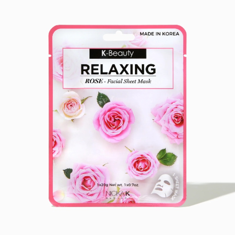 NK RELAXING MASK-ROSE (12 PCS)