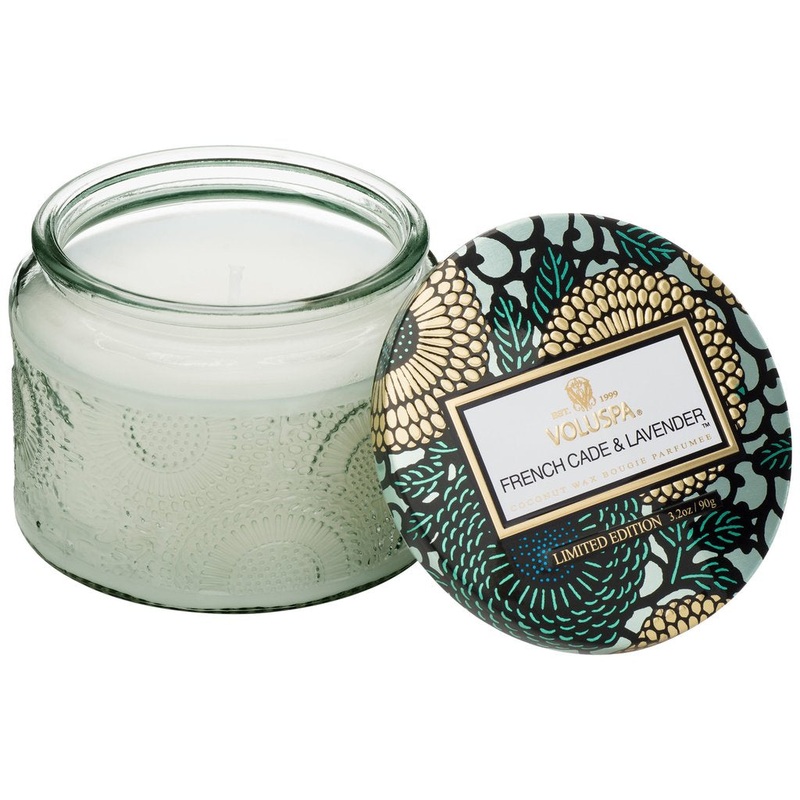 Voluspa French Cade Petite Jar Candle 3.2 Oz