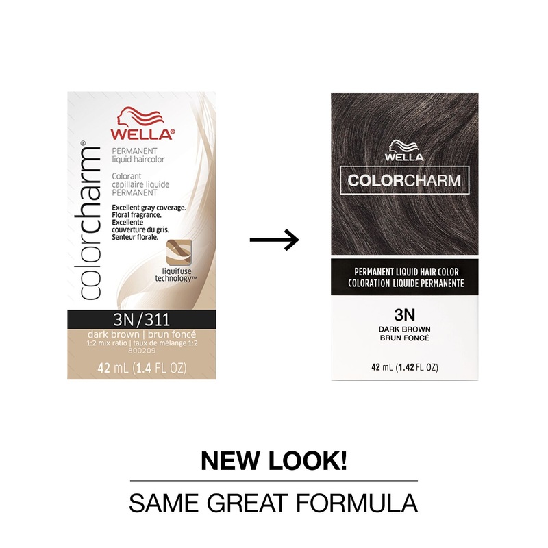 Wella ColorCharm Permanent Liquid Hair Color 42 ml / 1.4 oz – 3N / 311 Dark Brown