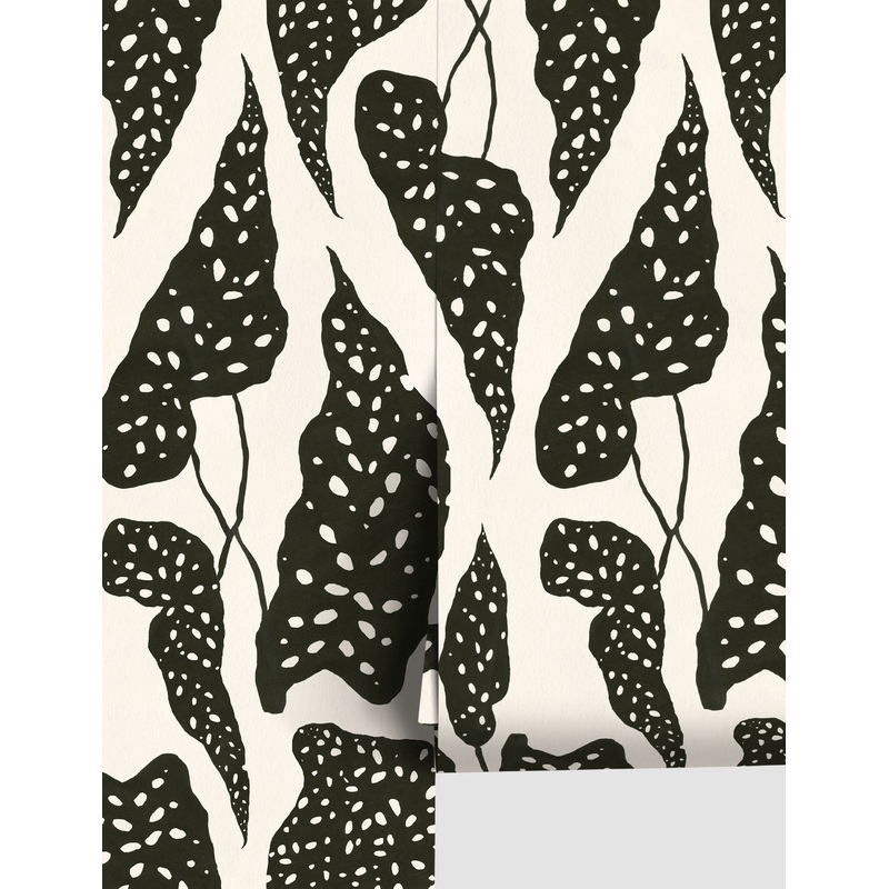 Begonia Wallpaper by Susan Hable Natural
