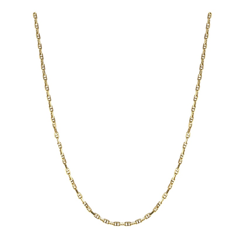 Double Link Men Chain 24″ Yellow