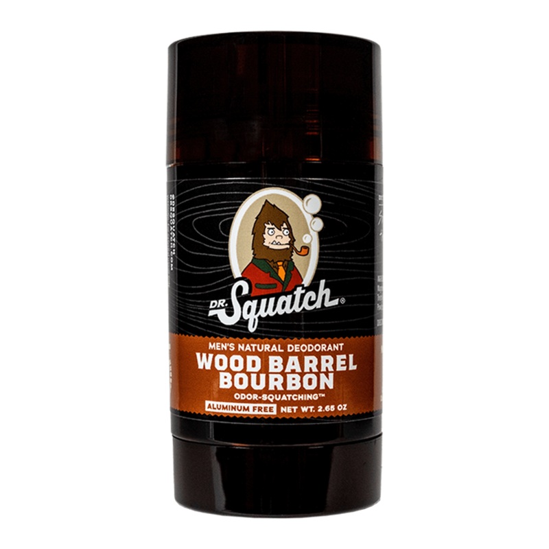 Dr. Squatch Men’s All Natural Deodorant 2.65 oz – Wood Barrel Bourbon