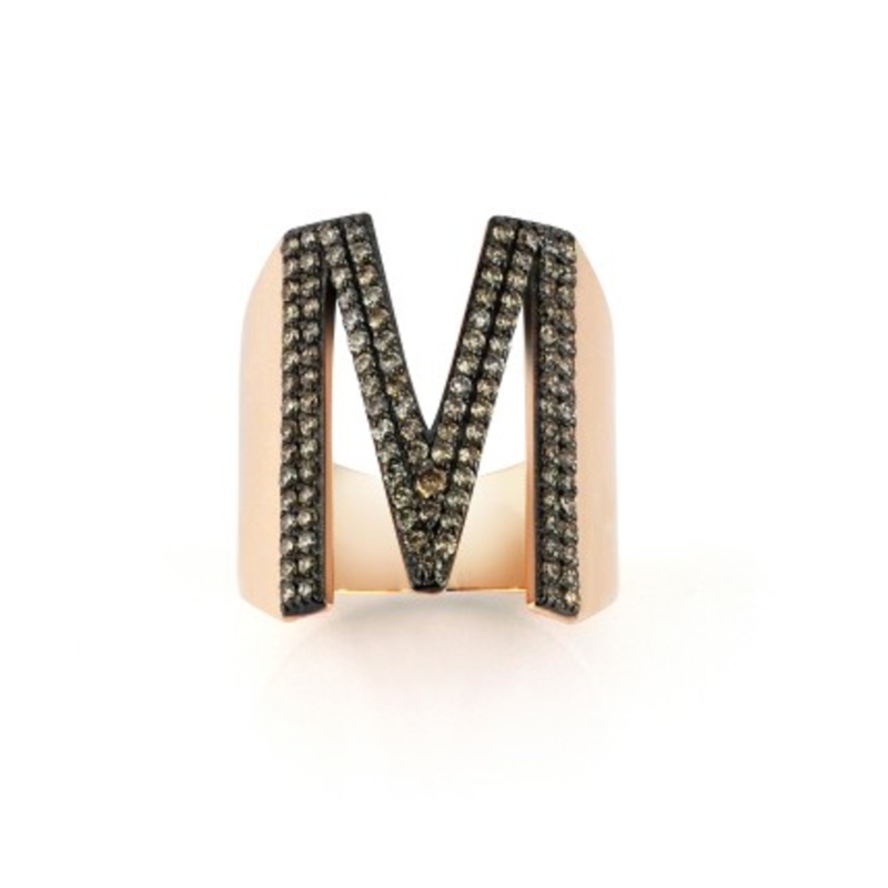 Kismet By Milka “M Ring Champagne Diamond”