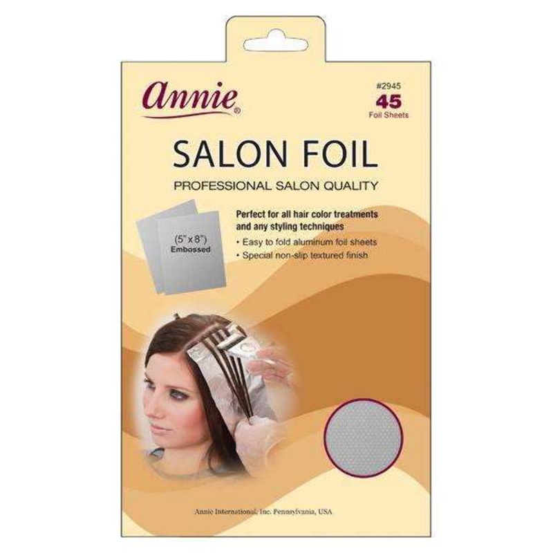 Annie-Aluminum Salon Foil Sheets-45Ct-5` X 8` (6 PCS)