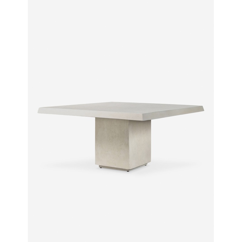 Avila Indoor / Outdoor Square Dining Table by Amber Lewis x Four Hands Aged White