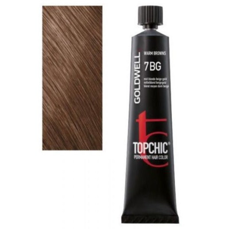 Goldwell TOPCHIC Hair Color 2.1 oz / 60 g – 7BG Warm Browns