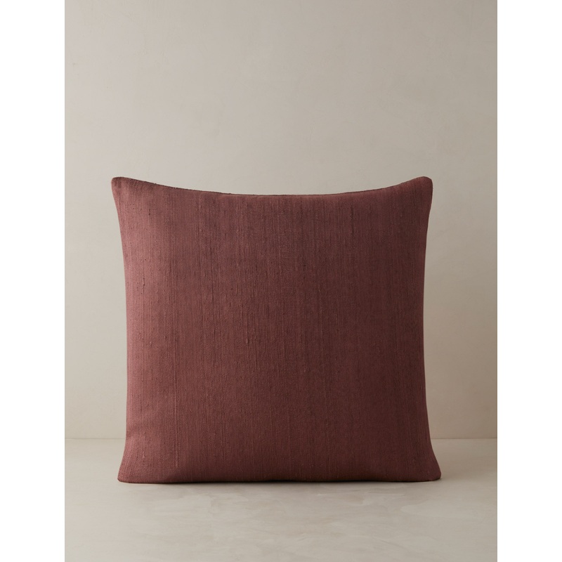 Grounded in Love Silk Pillow by James Perkins Dark Moss