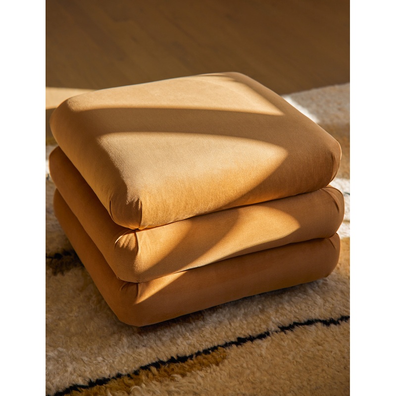 Babs Ottoman by Sarah Sherman Samuel Brown Basket Boucle