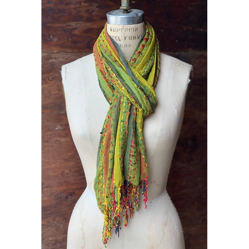 Dolma Pema Rayon Scarf – Green