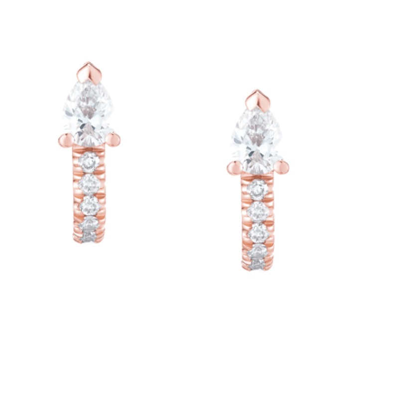 Serpent Huggies Rose Gold
