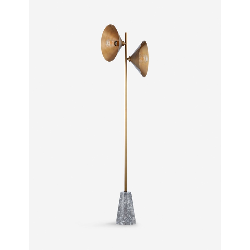Yamini Floor Lamp Brass