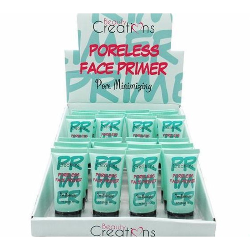 Beauty Creations Poreless Face Primer – Wholesale Display 24 Units (PT01)
