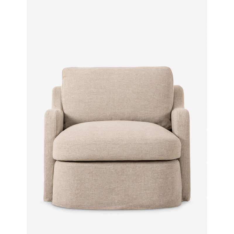Aurelia Outdoor Swivel Chair by Amber Lewis x Four Hands Buff