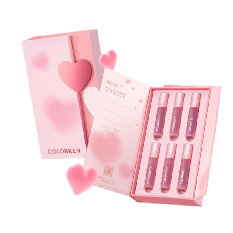 Colorkey Mini Lip Glaze 6pcs Gift Set 6PCS/BOX 6
