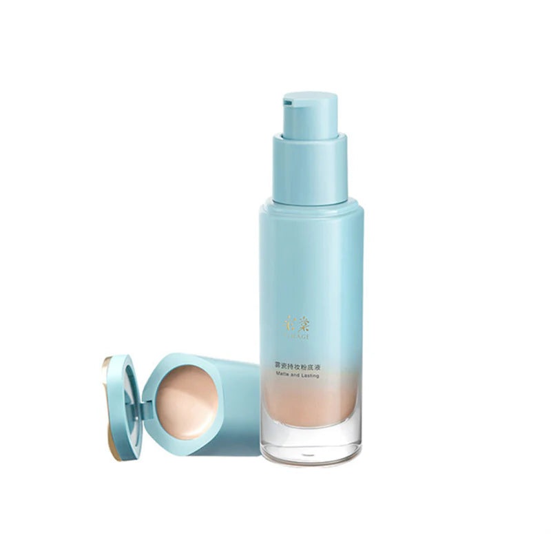 TIMAGE Frosted Fine Gauze Lasting Foundation Correcting Concealer 30ml+1g  Light Version #100 Goose Down