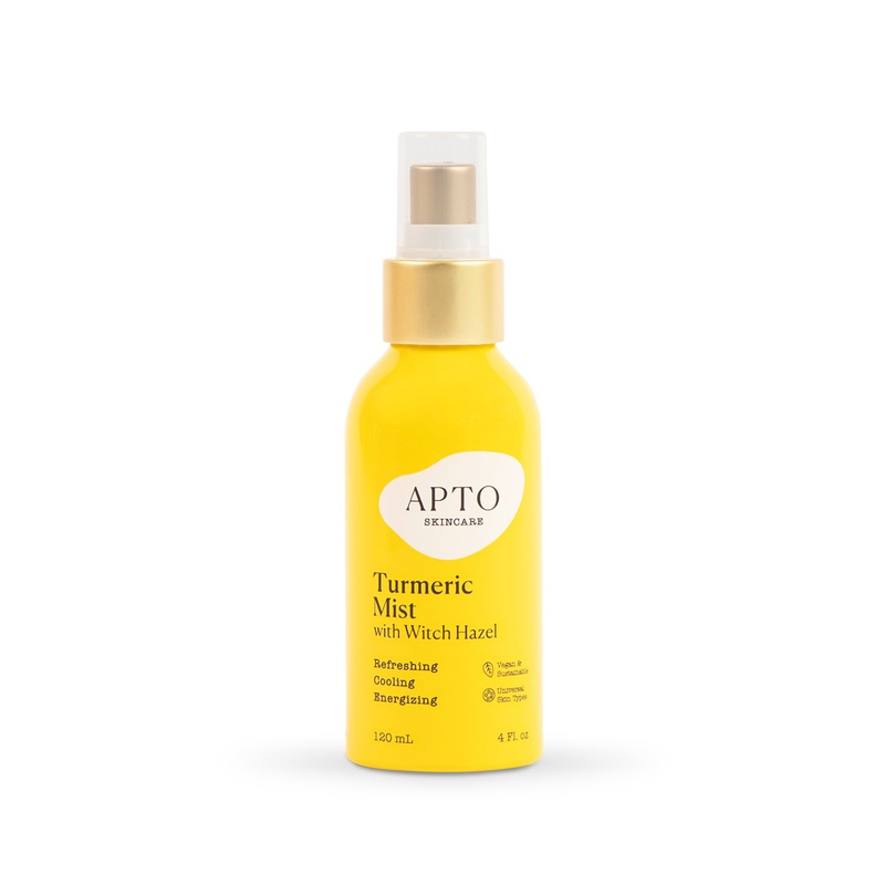 Turmeric Mist with Witch Hazel, Reviving & Brightening Facial Spritz
