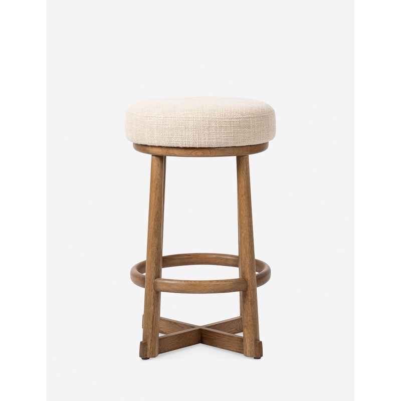 Clarisse Swivel Counter Stool Natural