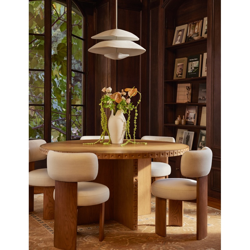 Edda Round Dining Table Natural