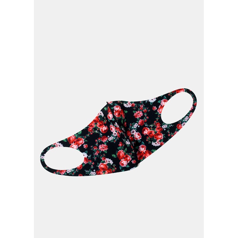 Flower Print Face Mask