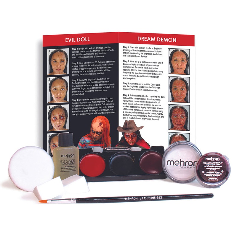 Mehron Professional Makeup Kit – Horror FX