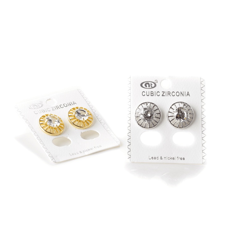 Radiant Beauty Stud Earrings Gold