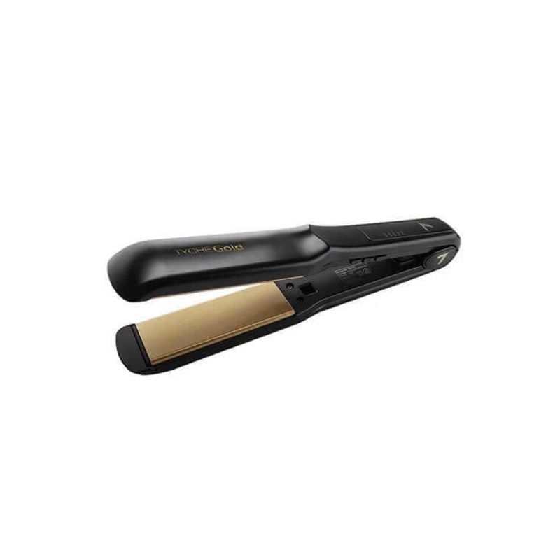 Tyche Gold Double Coated Gold Ceramic Flat Iron 1 1/4″ TG125 (1) Color (1) Size
