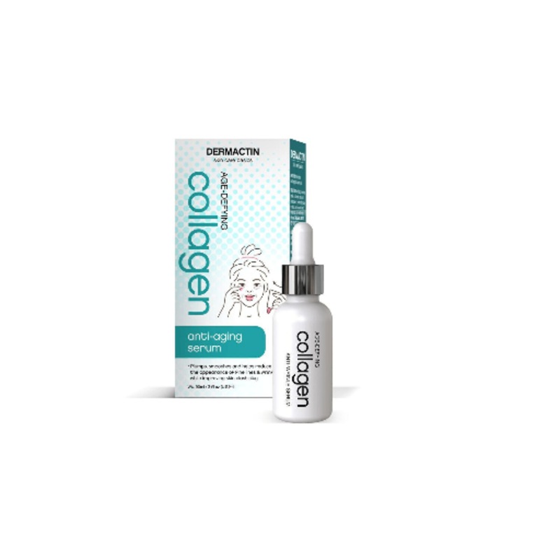 DERMACTIN AGE DEFYING COLLAGEN ANTI-WRINKLE SERUM 1oz (3 PCS)
