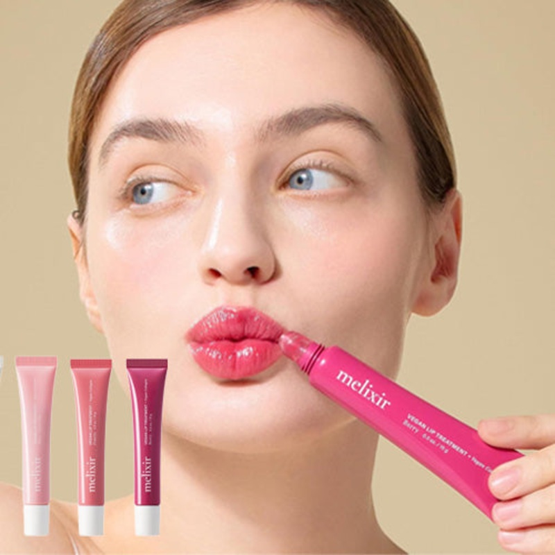 [Melixir] Vegan Lip Treatment 15g (3 colors) 02 Rose