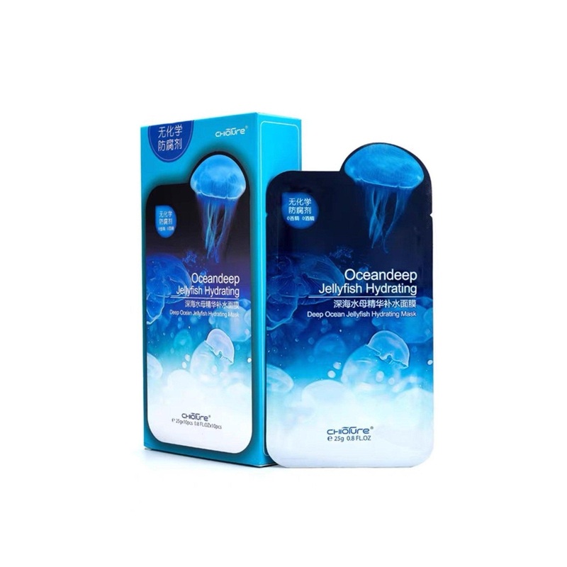 Chioture Deep Ocean Jellyfish Hydrating Mask 250ml 10 for Hydrating and Moisturizing